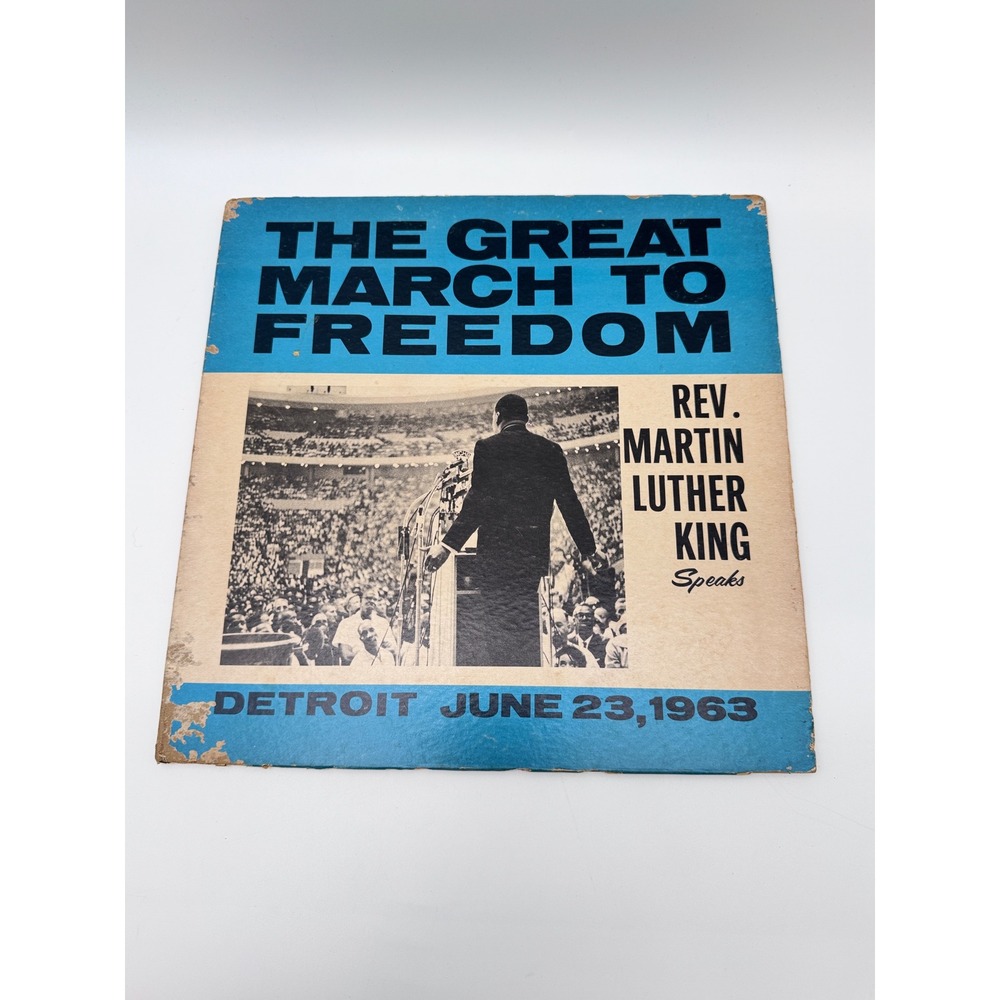 Gordy The Great March to Freedom Vinyl LP MLK Jr Detroit 1963 Blue Motown GLP